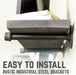 RESTORE Riverstone Grey 24 in. Shelves with Straight Brackets - Sweatfully