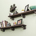 RESTORE Boulder Black 36 in. Shelves with L-Shaped Brackets - Sweatfully