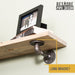RESTORE Driftwood Tan 36 in. Shelves with L-Shaped Brackets - Sweatfully