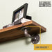 RESTORE Autumn Brown 36 in. Shelves with L-Shaped Brackets - Sweatfully