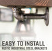 RESTORE Trail Brown 36 in. Shelves with L-Shaped Brackets - Sweatfully