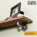 RESTORE Sunset Brown 36 in. Shelves with L-Shaped Brackets - Sweatfully