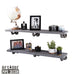 RESTORE Riverstone Grey 36 in. Shelves with L-Shaped Brackets - Sweatfully