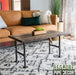 RESTORE Trail Brown Solid Wood Coffee Table - Sweatfully