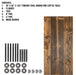 RESTORE Trail Brown Solid Wood Coffee Table - Sweatfully