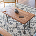 RESTORE Sunset Cedar Solid Wood Coffee Table - Sweatfully