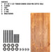 RESTORE Sunset Cedar Solid Wood Coffee Table - Sweatfully