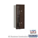 Salsbury 10 Door High Recessed Mounted 4C Horizontal Parcel Locker with 2 Parcel Lockers in Bronze with USPS Access - Front Loading - Sweatfully