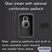 Salsbury 12" Wide Double Tier 'S' Style Designer Wood Locker - 1 Wide - 5 Feet High - 18 Inches Deep - Black - Hasps - Sweatfully