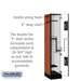Salsbury 12" Wide Double Tier 'S' Style Designer Wood Locker - 1 Wide - 5 Feet High - 18 Inches Deep - Cherry - Silver Resettable Combination Locks - Sweatfully