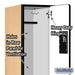 Salsbury 12" Wide Double Tier 'S' Style Designer Wood Locker - 1 Wide - 5 Feet High - 18 Inches Deep - Maple - Hasps - Sweatfully