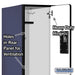 Salsbury 12" Wide Double Tier 'S' Style Designer Wood Locker - 1 Wide - 6 Feet High - 21 Inches Deep - Blue - Hasps - Sweatfully