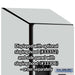 Salsbury 12" Wide Double Tier 'S' Style Designer Wood Locker - 1 Wide - 6 Feet High - 21 Inches Deep - Gray - Hasps - Sweatfully