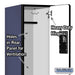 Salsbury 12" Wide Double Tier 'S' Style Designer Wood Locker - 1 Wide - 6 Feet High - 15 Inches Deep - Blue - Hasps - Sweatfully