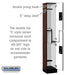 Salsbury 12" Wide Double Tier 'S' Style Designer Wood Locker - 1 Wide - 6 Feet High - 15 Inches Deep - Mahogany - Silver Electronic Locks - Sweatfully