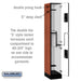 Salsbury 12" Wide Double Tier 'S' Style Designer Wood Locker - 1 Wide - 6 Feet High - 18 Inches Deep - Cherry - Silver Electronic Locks - Sweatfully