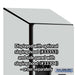 Salsbury 12" Wide Double Tier 'S' Style Designer Wood Locker - 1 Wide - 6 Feet High - 18 Inches Deep - Gray - Hasps - Sweatfully
