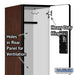 Salsbury 12" Wide Double Tier 'S' Style Designer Wood Locker - 1 Wide - 6 Feet High - 18 Inches Deep - Mahogany - Hasps - Sweatfully