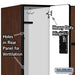 Salsbury 12" Wide Double Tier 'S' Style Designer Wood Locker - 3 Wide - 5 Feet High - 21 Inches Deep - Mahogany - Hasps - Sweatfully