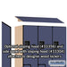 Salsbury 12" Wide Double Tier 'S' Style Designer Wood Locker - 3 Wide - 5 Feet High - 18 Inches Deep - Blue - Hasps - Sweatfully