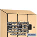 Salsbury 12" Wide Double Tier 'S' Style Designer Wood Locker - 3 Wide - 6 Feet High - 21 Inches Deep - Maple - Hasps - Sweatfully