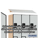 Salsbury 12" Wide Double Tier 'S' Style Designer Wood Locker - 3 Wide - 6 Feet High - 15 Inches Deep - Gray - Hasps - Sweatfully