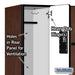 Salsbury 12" Wide Double Tier 'S' Style Designer Wood Locker - 3 Wide - 6 Feet High - 18 Inches Deep - Mahogany - Hasps - Sweatfully