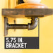 1/2 in. x 4 in. Square Double Flange Shelf Bracket Kit, 4 Pack - Sweatfully