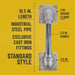 1/2 in. Square Barn Door Handle – 10.5 in. L - Sweatfully