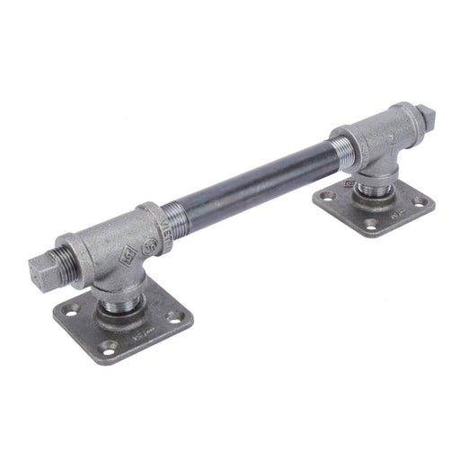 1/2 in. Tee Barn Door Handle, Mini-Square Flange – 10.75 in. L - Sweatfully