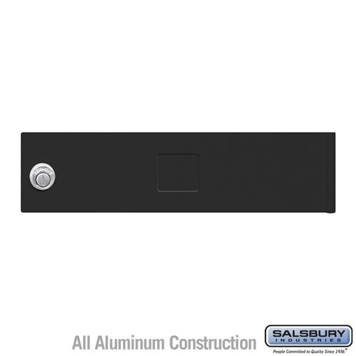 Salsbury Replacement Door and Lock - Standard MB1 Size - for 4C Horizontal Mailbox - with (3) Keys - Black - Sweatfully