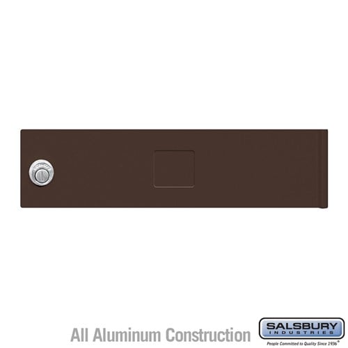 Salsbury Replacement Door and Lock - Standard MB1 Size - for 4C Horizontal Mailbox - with (3) Keys - Bronze - Sweatfully