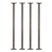 1 in. x 30 in. Square Flange Pipe Table Legs - 4 Pack - Sweatfully