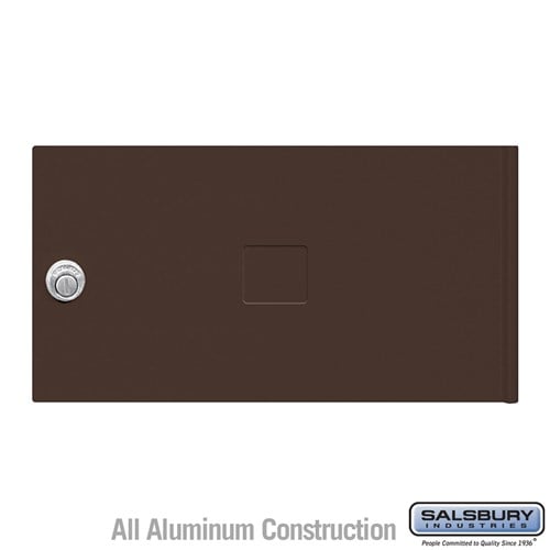 Salsbury Replacement Door and Lock - Standard MB2 Size - for 4C Horizontal Mailbox - with (3) Keys - Bronze - Sweatfully