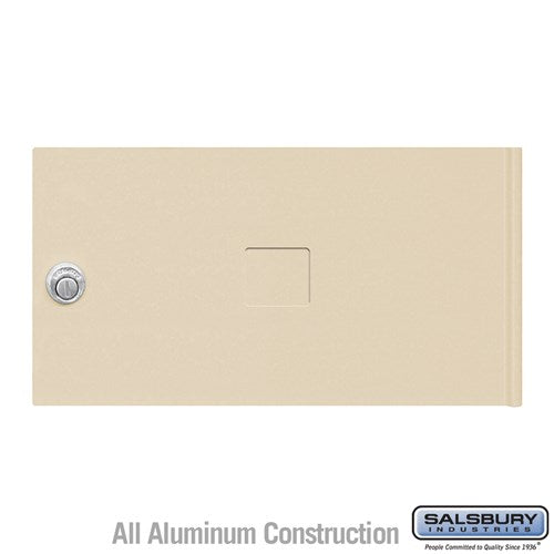 Salsbury Replacement Door and Lock - Standard MB2 Size - for 4C Horizontal Mailbox - with (3) Keys - Sandstone - Sweatfully