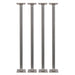 3/4 in. x 24 in. Square Flange Pipe Table Legs - 4 Pack - Sweatfully
