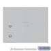 Replacement Parcel Locker Door and Tenant Lock - for Standard 3 High (PL3) 4C Horizontal Parcel Locker - with (3) Keys - Aluminum - Sweatfully