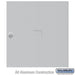 Salsbury Replacement Door and Lock - Standard MB4 Size - for 4C Horizontal Mailbox - with (3) Keys - Aluminum - Sweatfully