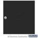 Salsbury Replacement Door and Lock - Standard MB4 Size - for 4C Horizontal Mailbox - with (3) Keys Black - Sweatfully