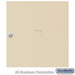 Salsbury Replacement Door and Lock - Standard MB4 Size - for 4C Horizontal Mailbox - with (3) Keys - Sandstone - Sweatfully