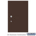 Salsbury Replacement Parcel Locker Door and Tenant Lock - for Standard 6 High (PL6) 4C Horizontal Parcel Locker - with (3) Keys  - Bronze - Sweatfully