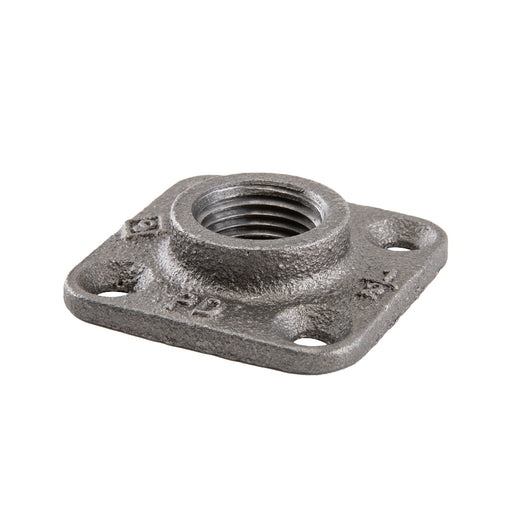 1/2 in. Black Micro Mini Square Flange - Sweatfully
