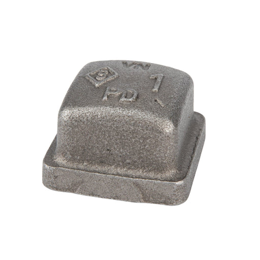 1 in. Black Square Cap - Sweatfully