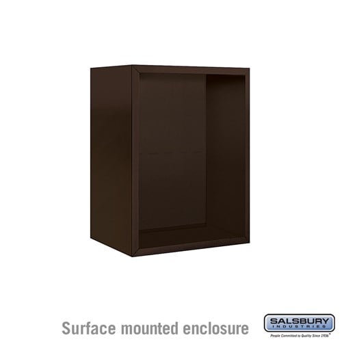 Salsbury Surface Mounted Enclosure - for 3706 Single Column Unit - Bronze - Sweatfully