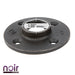 1 in. Prefinished Matte Black Floor Flange - Sweatfully
