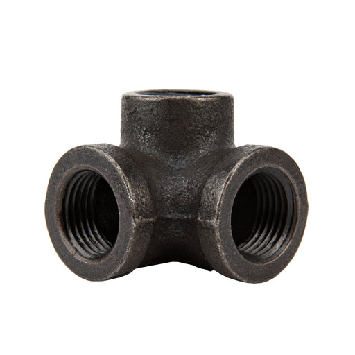 1/2 in.  Prefinished Matte Black Side Outlet Elbow - Sweatfully
