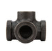 1/2 in.  Prefinished Matte Black Side Outlet Tee - Sweatfully