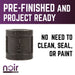 1/2 in. Prefinished Matte Black Coupling - Sweatfully