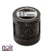 1/2 in. Prefinished Matte Black Coupling - Sweatfully