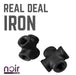 1/2 in. Prefinished Matte Black Cross - Sweatfully
